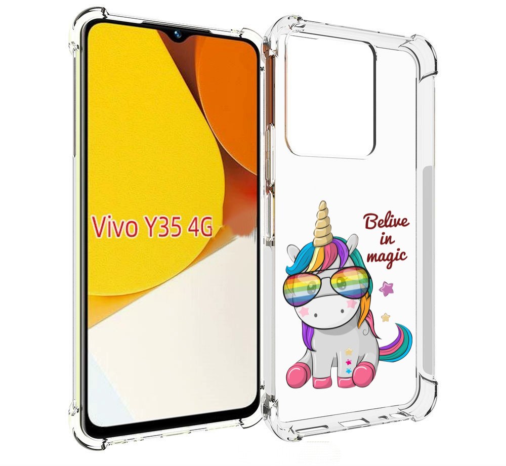 

Чехол MyPads верю-в-магию детский для Vivo Y35 4G 2022 / Vivo Y22, Прозрачный, Tocco