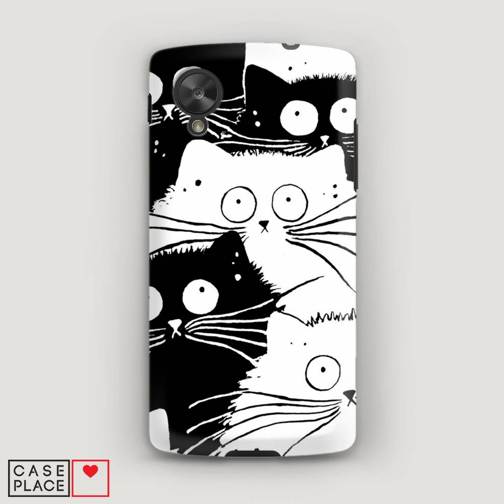 

Чехол Awog "Коты черно-белые" для LG Nexus 5