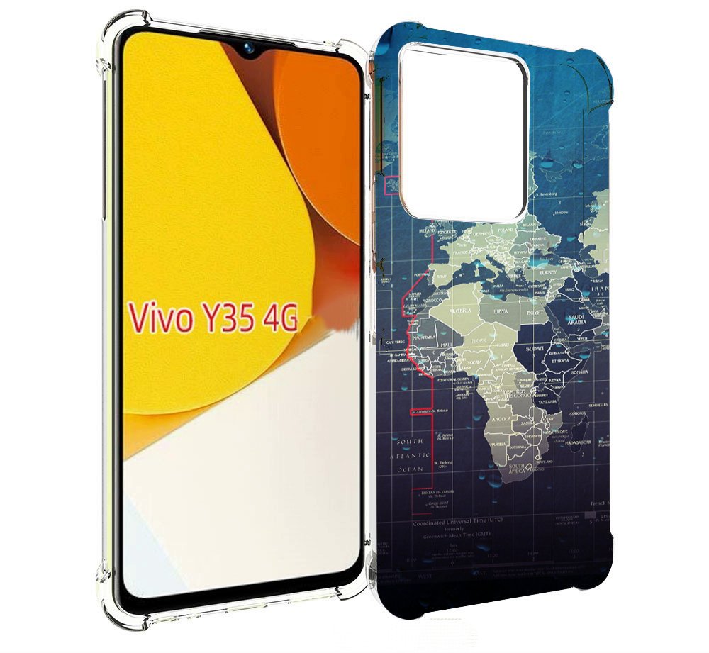 

Чехол MyPads бункер-анклава для Vivo Y35 4G 2022 / Vivo Y22, Прозрачный, Tocco