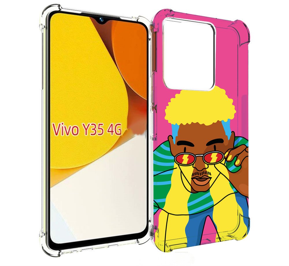 

Чехол MyPads бразилец для Vivo Y35 4G 2022 / Vivo Y22, Прозрачный, Tocco