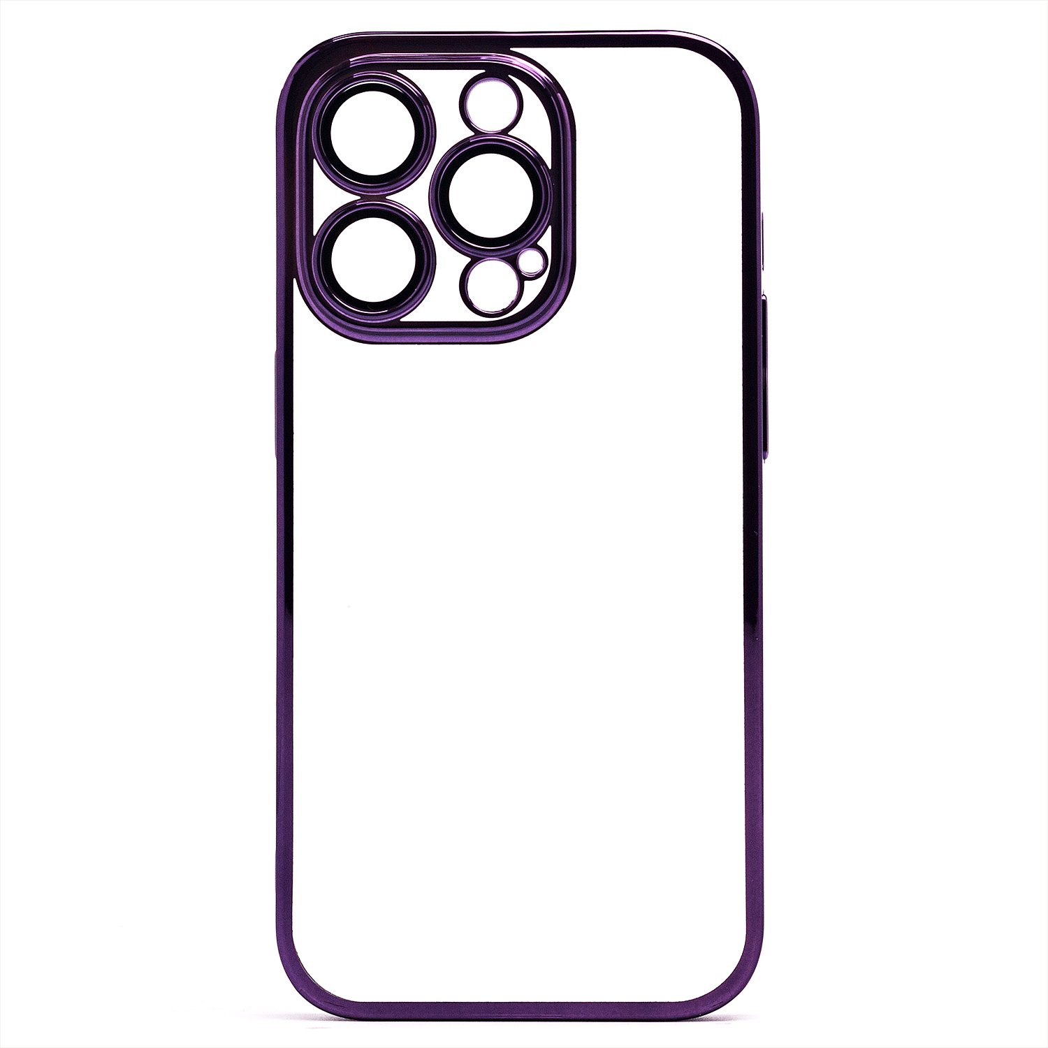 

Чехол для iPhone 14 Pro пластиковый с закрытой камерой <фиолетовый>