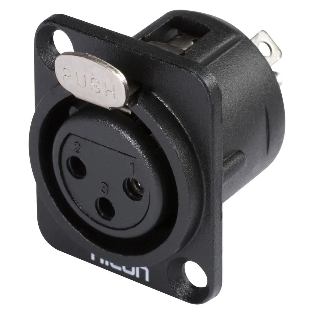

Акустический разъем HIC-ON HI-X3DF-M, Черный, HI-X3DF-M