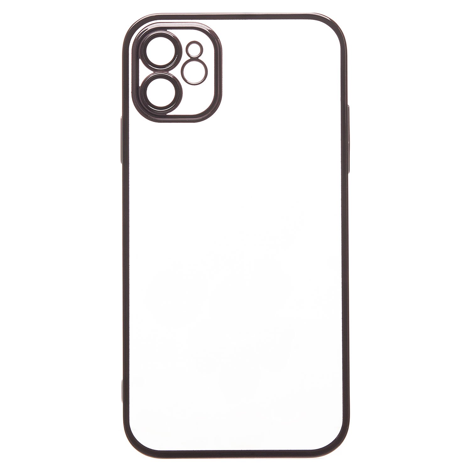 

Чехол для iPhone 11 пластиковый с закрытой камерой <черный>