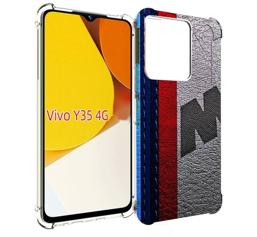 

Чехол MyPads бмв М мужской для Vivo Y35 4G 2022 / Vivo Y22, Прозрачный, Tocco