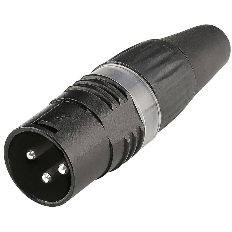 Разъем XLR (Папа) HIC-ON HI-X3CM-BLK