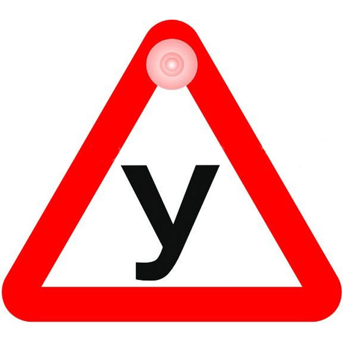 

Знак "Ученик за рулем" на присоске, 20х20х20 см