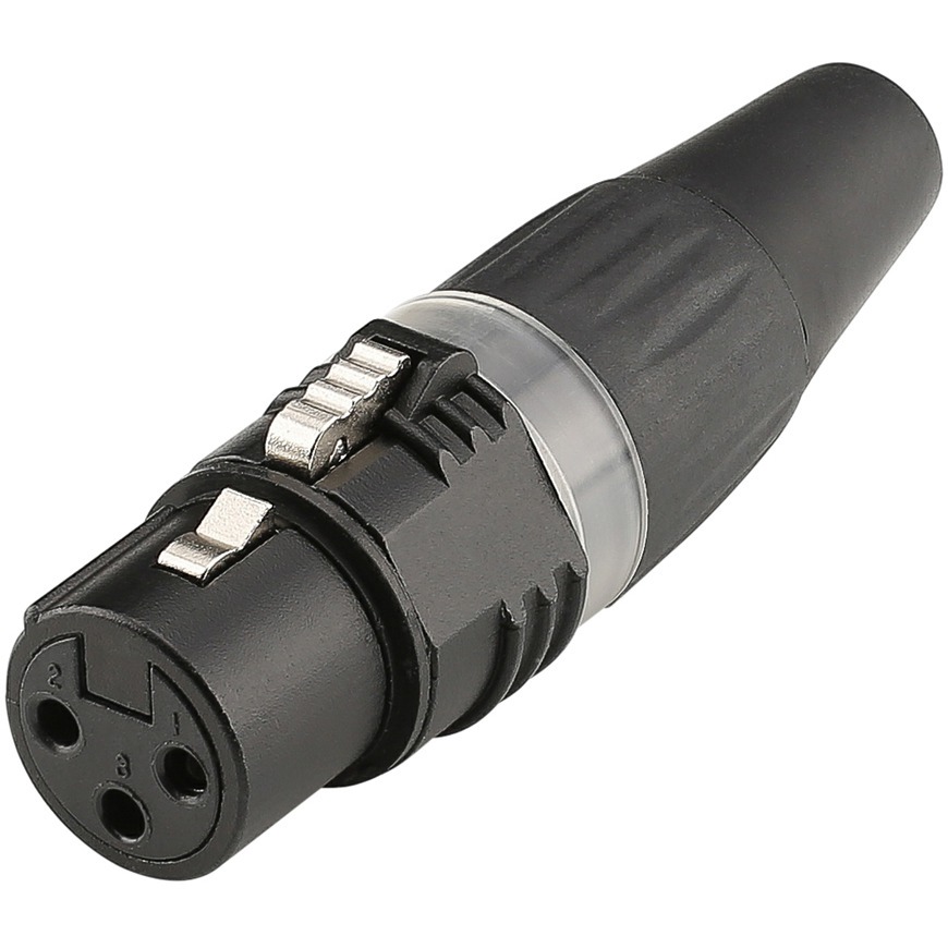 

Разъем XLR (Мама) HIC-ON HI-X3CF-BLK, HI-X3CF-BLK