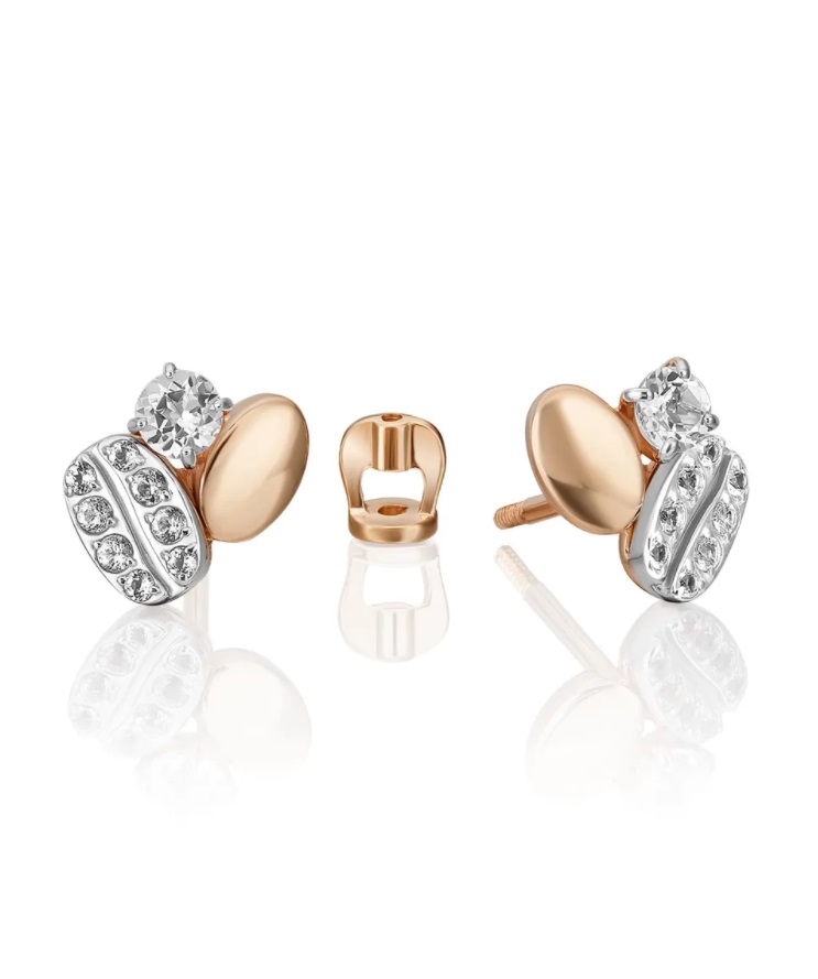

Серьги из комбинированного золота с топазом PLATINA jewelry 02-4913-00-201-1111, 02-4913-00-201-1111