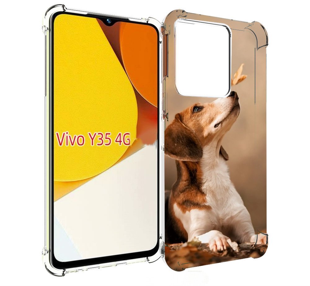 

Чехол MyPads бигль-собака для Vivo Y35 4G 2022 / Vivo Y22, Прозрачный, Tocco