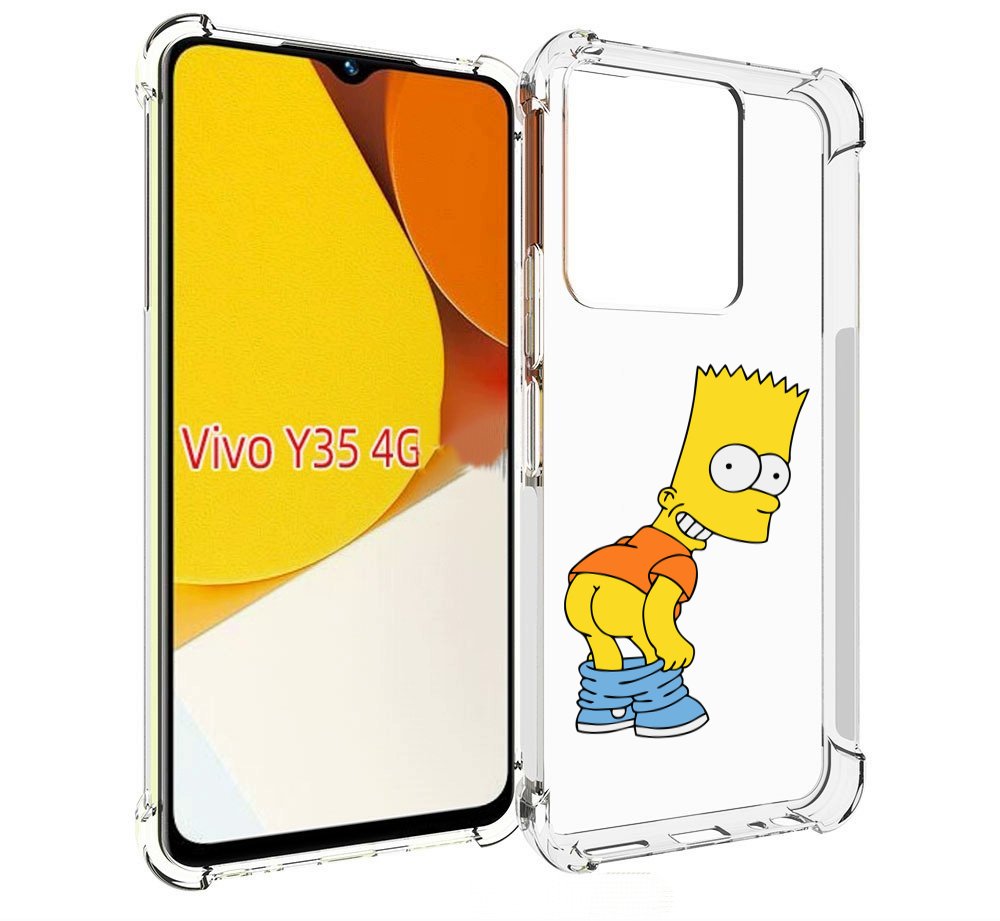

Чехол MyPads барт-симпсон-довольный для Vivo Y35 4G 2022 / Vivo Y22, Прозрачный, Tocco