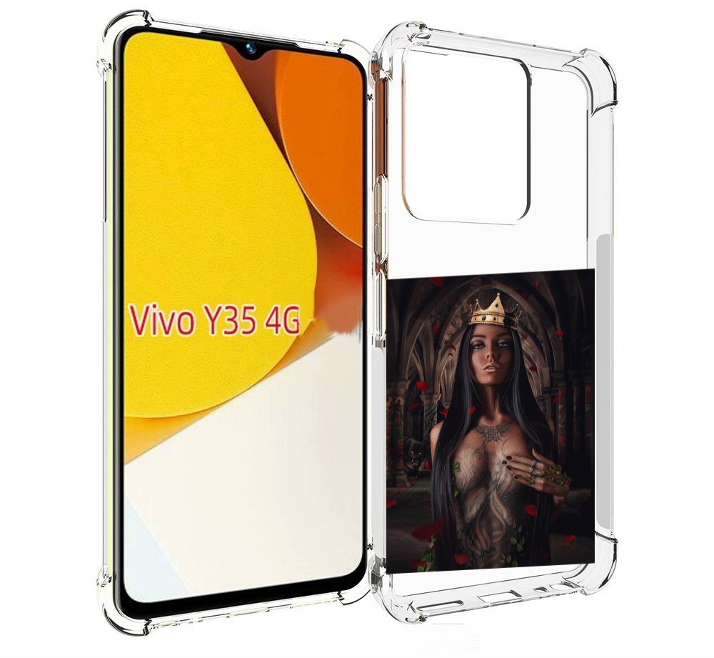 

Чехол MyPads багровый-пик для Vivo Y35 4G 2022 / Vivo Y22, Прозрачный, Tocco