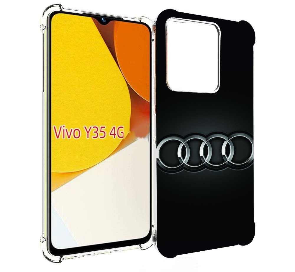 

Чехол MyPads audi 2 для Vivo Y35 4G 2022 / Vivo Y22, Прозрачный, Tocco