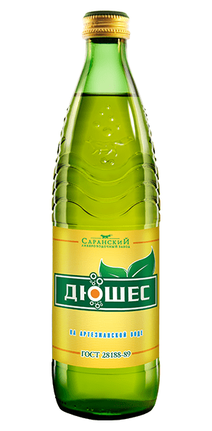 

Напиток безалкогольный ЛВЗ Саранский Дюшес среднегазированный 0,5 л