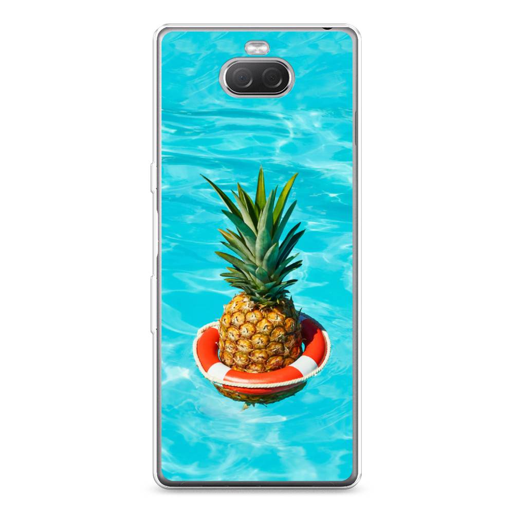

Силиконовый чехол "Ананас в бассейне" на Sony Xperia 10 Plus, 54150-10