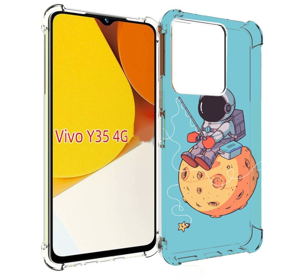

Чехол MyPads астронавт ловит звезду для Vivo Y35 4G 2022 / Vivo Y22, Прозрачный, Tocco