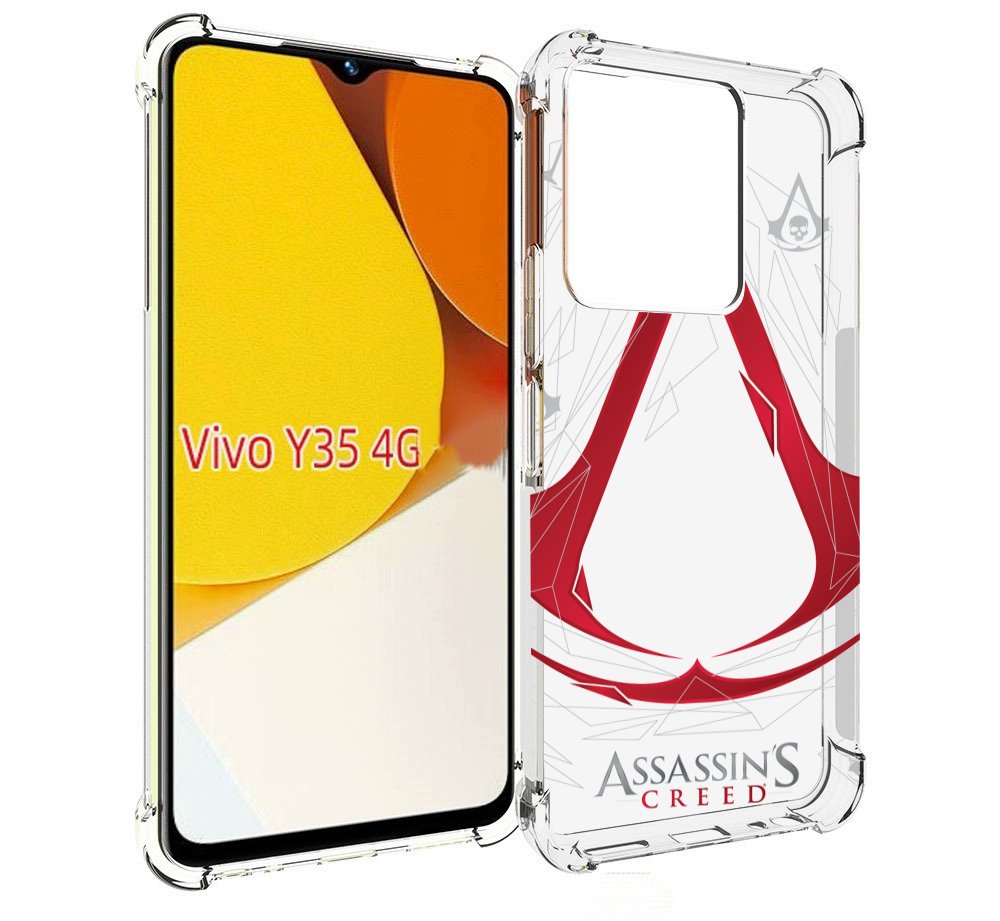 

Чехол MyPads ассасин-крид-знак для Vivo Y35 4G 2022 / Vivo Y22, Прозрачный, Tocco