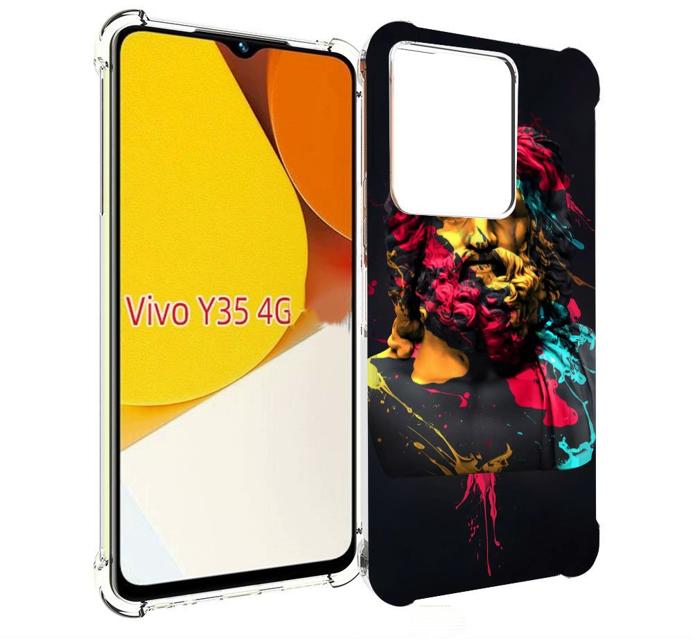 

Чехол MyPads арт-статуя-краски для Vivo Y35 4G 2022 / Vivo Y22, Прозрачный, Tocco