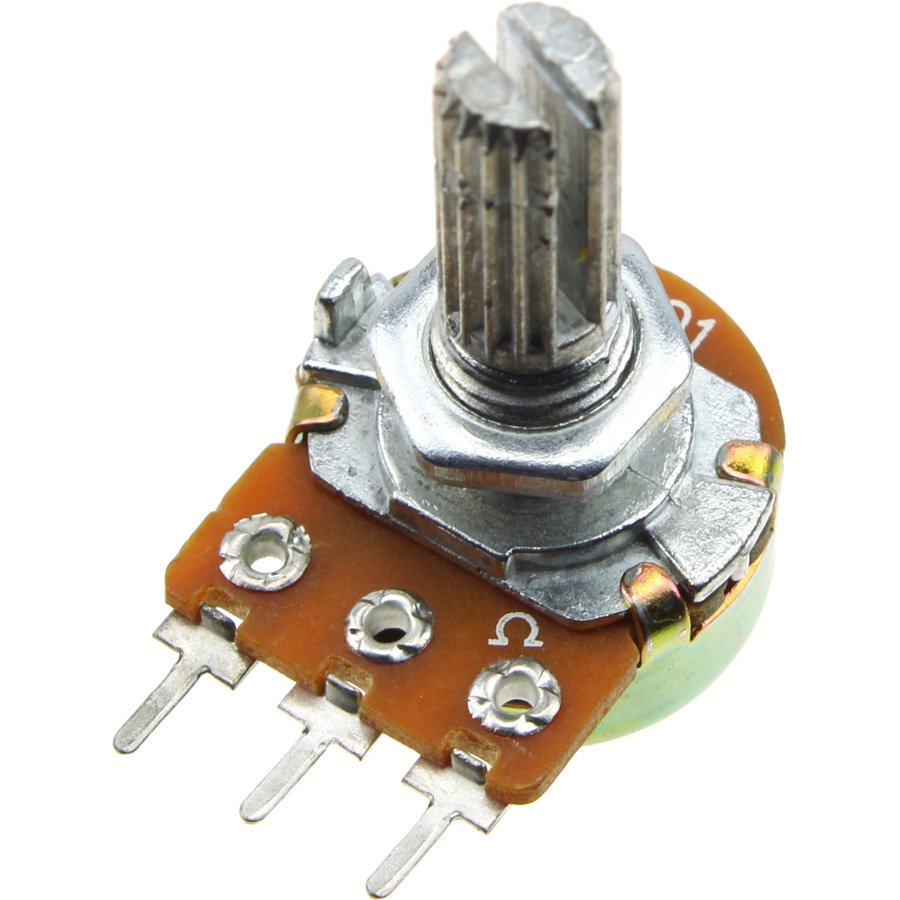 фото Резистор переменный 0.5к 3пин 1ряд бок koshin