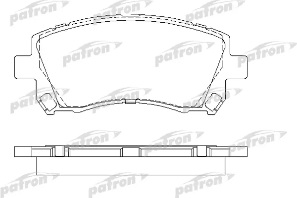 

Колодки тормозные дисковые subaru forester, impreza, legacy ii, l PATRON PBP1327