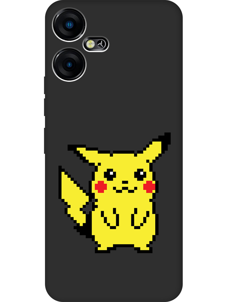 

Матовый Soft Touch силиконовый чехол на Tecno Pova Neo 3 "Pixel Pikachu" черный, Черный;желтый;красный, 20001481