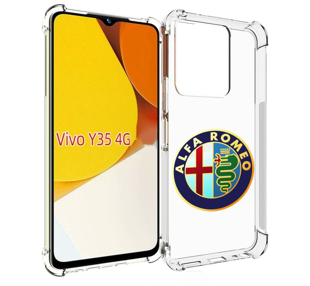 Чехол MyPads альфа-ромео-2 мужской для Vivo Y35 4G 2022 / Vivo Y22