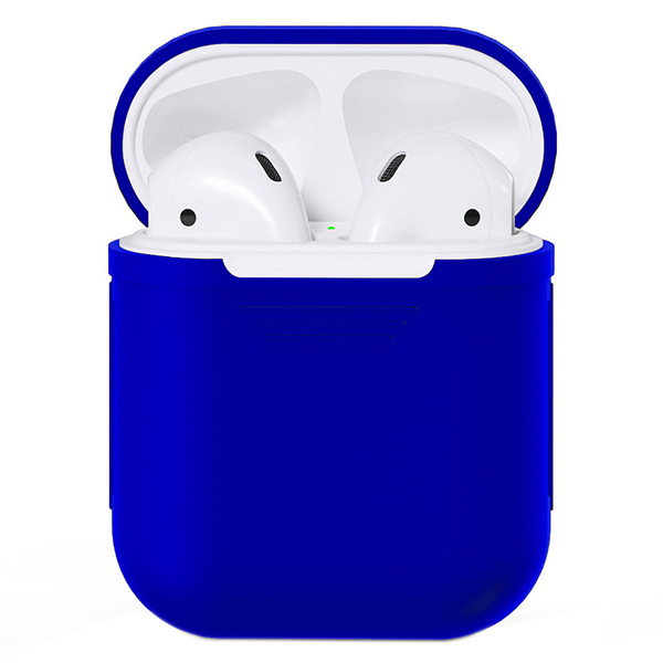 

Силиконовый чехол Silicone Case для Apple AirPods, синий, Silicone Case