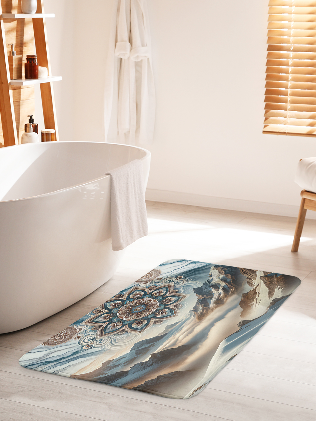 

Коврик для ванной туалета душа JoyArty "Мандала в небе", bath_sd1020_60x100