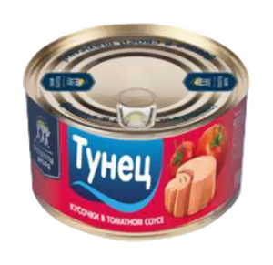 

Тунец Рецепты моря кусочки в томатно-масляной заливке 185 г