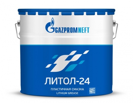 GAZPROMNEFT 2389906897 смазка ЛИТОЛ-24 газпромнефть ведро 8кг 5525₽