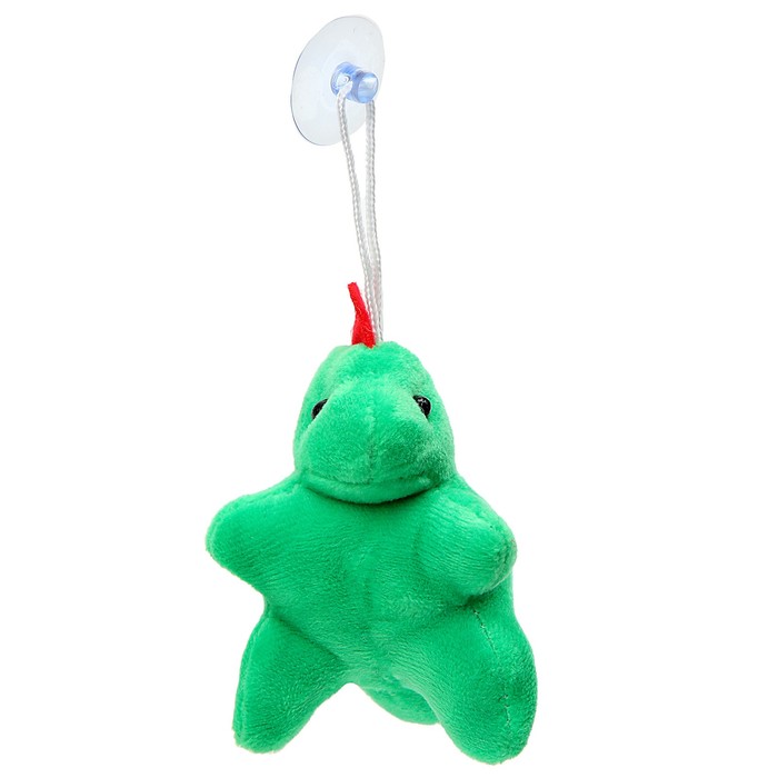 Мягкая игрушка «Динозаврик» на присоске, 11 см, цвет МИКС (12 шт.)