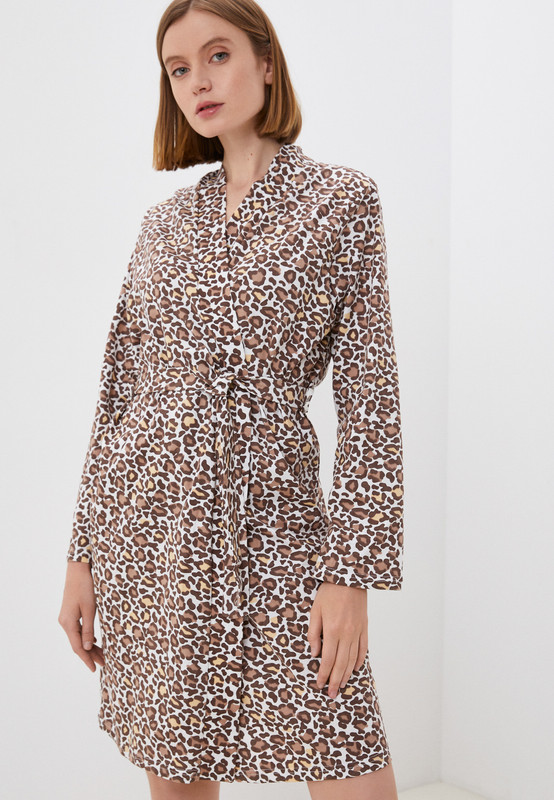 

Халат женский Liza Volkova 2480949 разноцветный 46 RU, 2480949