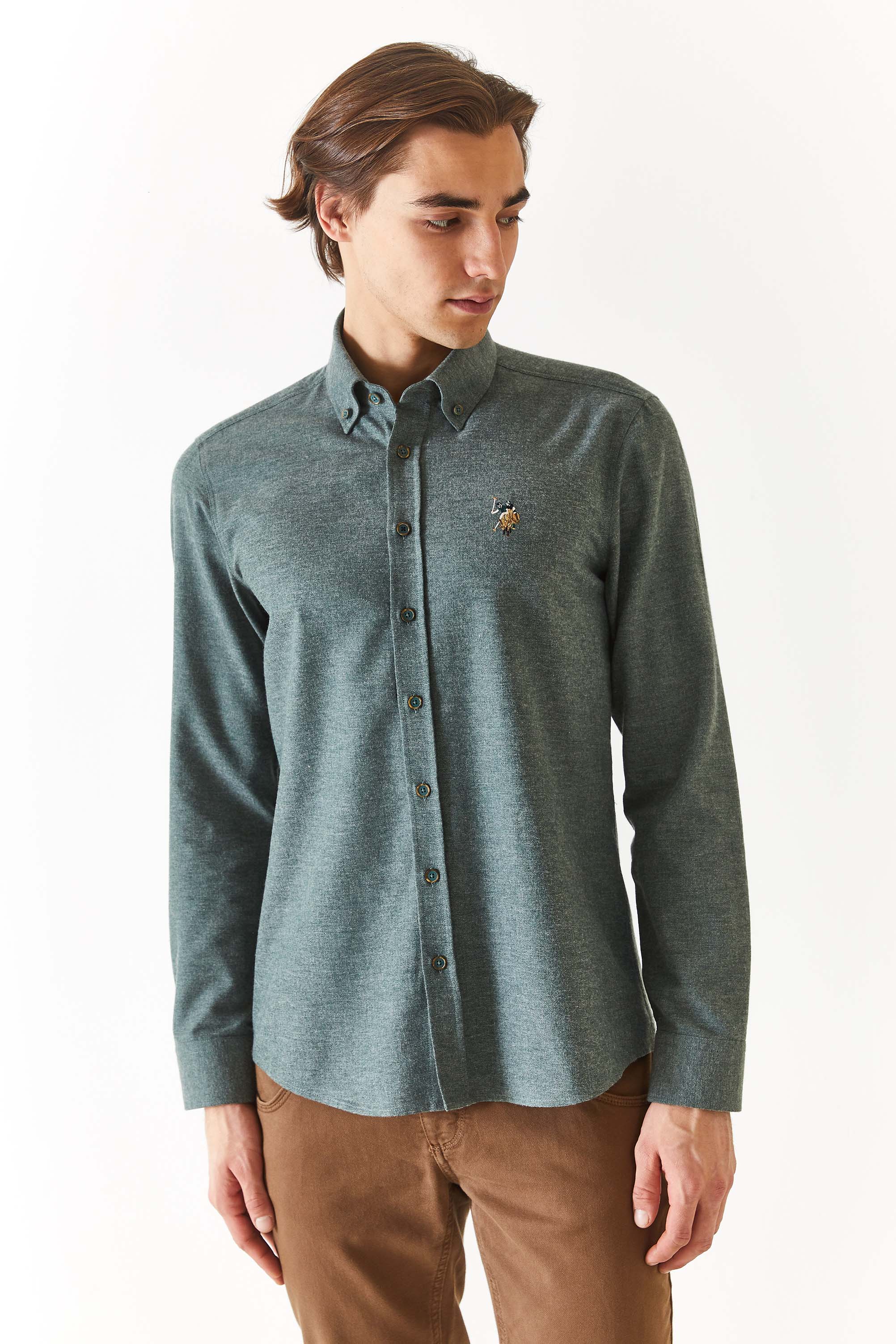 

Рубашка мужская U.S. POLO Assn. G081SZ0040AKIS023K серая L, Серый, G081SZ0040AKIS023K