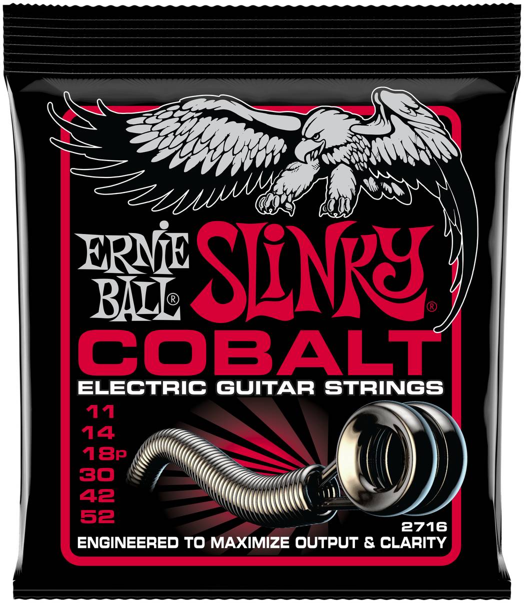 

Струны для электрогитары ERNIE BALL 2716 Cobalt Slinky Burly 11-52