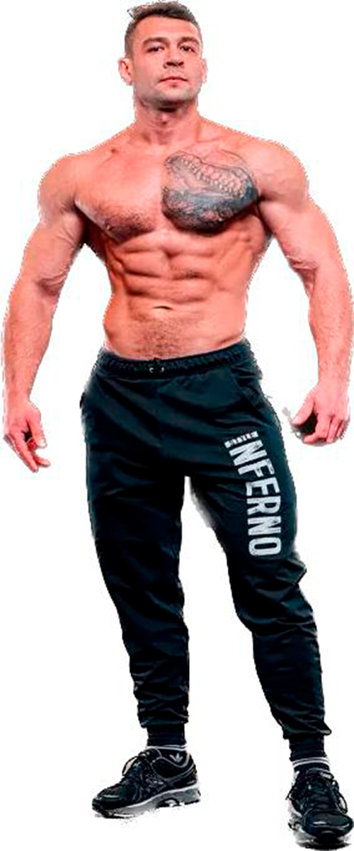 

Спортивные брюки мужские INFERNO style Б-001-001 черные L, Черный, Б-001-001