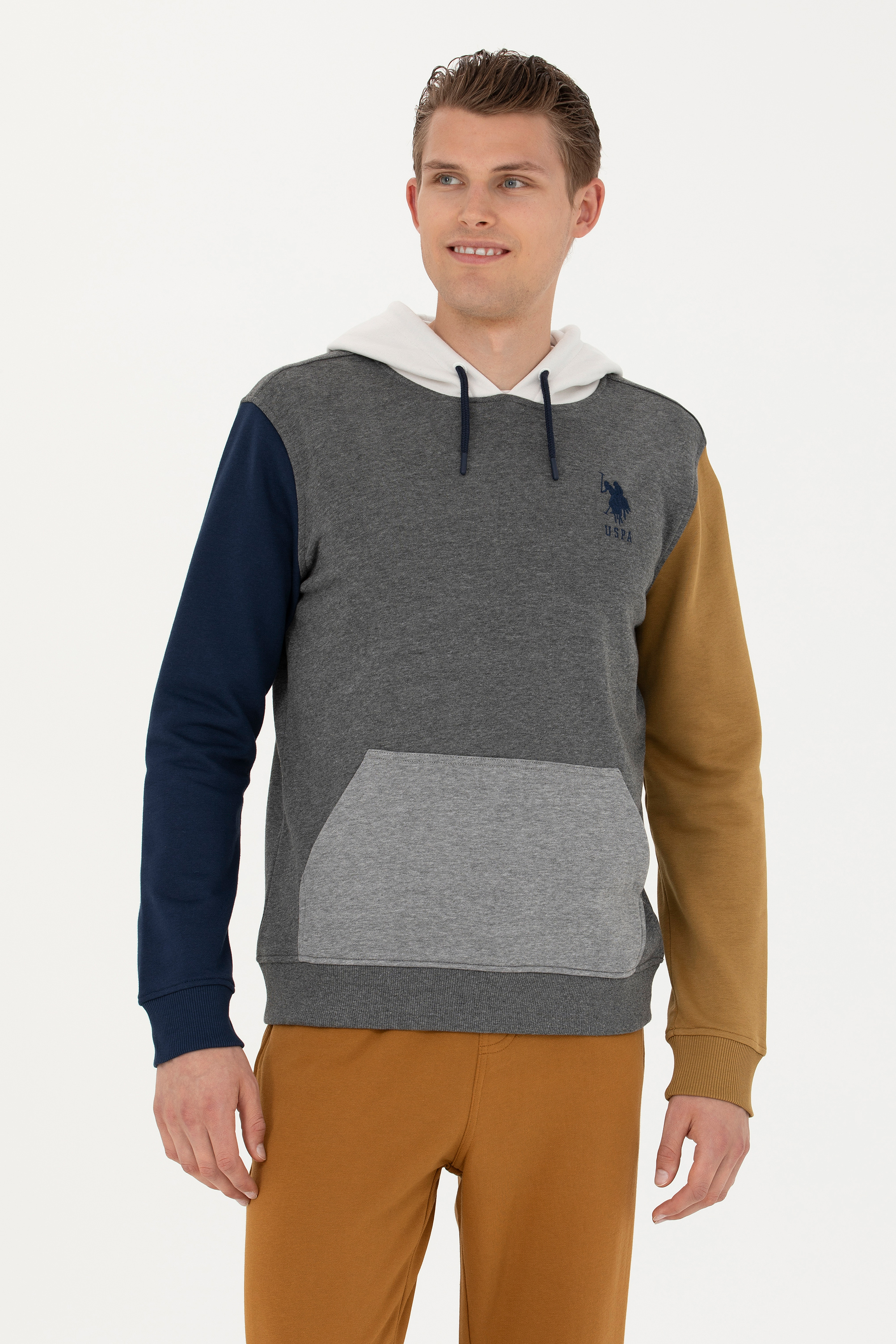 

Худи мужское U.S. POLO Assn. G081GL0820CARSON серое S, Серый, G081GL0820CARSON