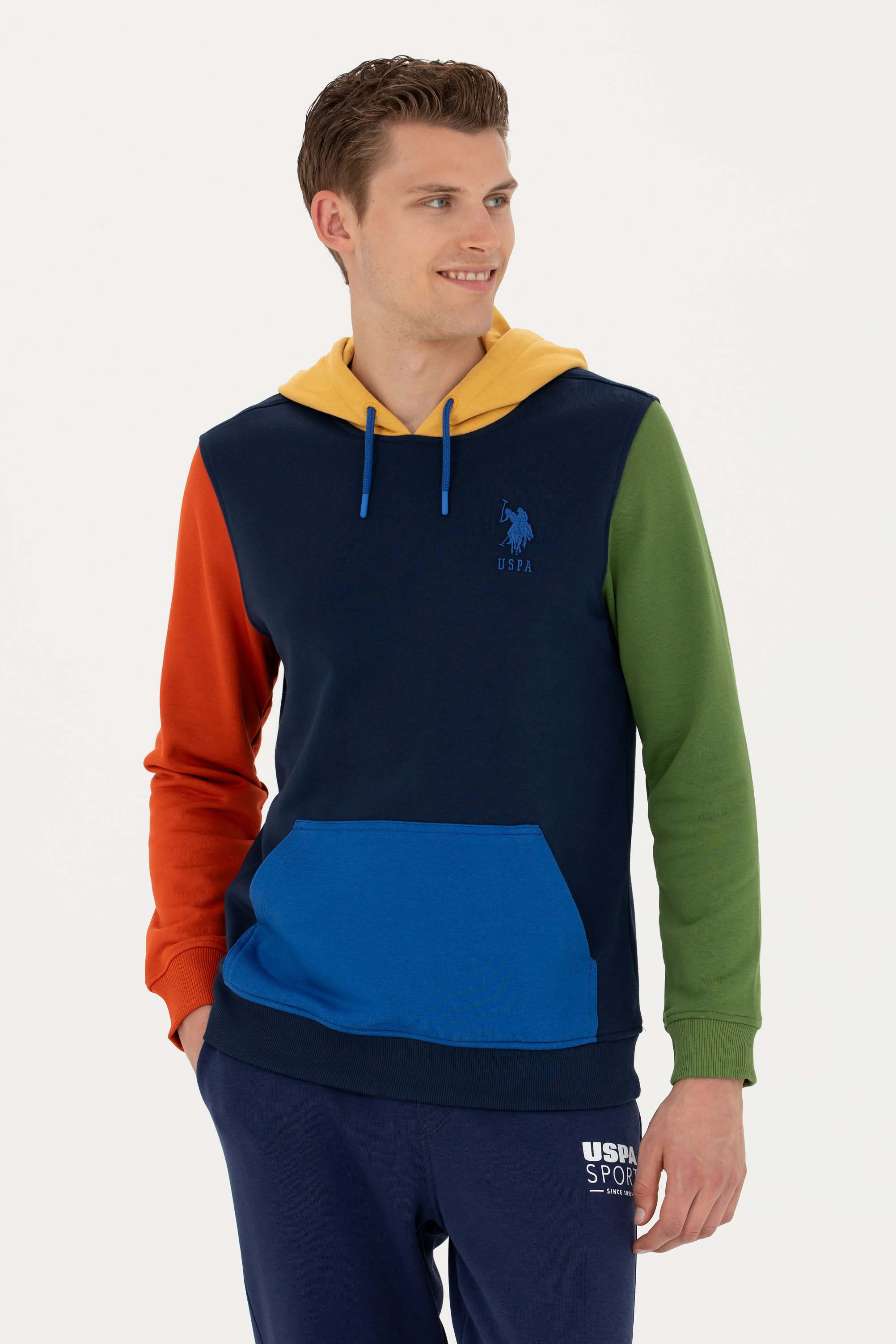 

Худи мужское U.S. POLO Assn. G081GL0820CARSON синее S, Синий, G081GL0820CARSON