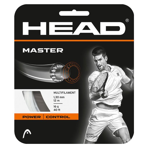 Струна для тенниса HEAD 12m Master 281023-SI, Silver, 1.30