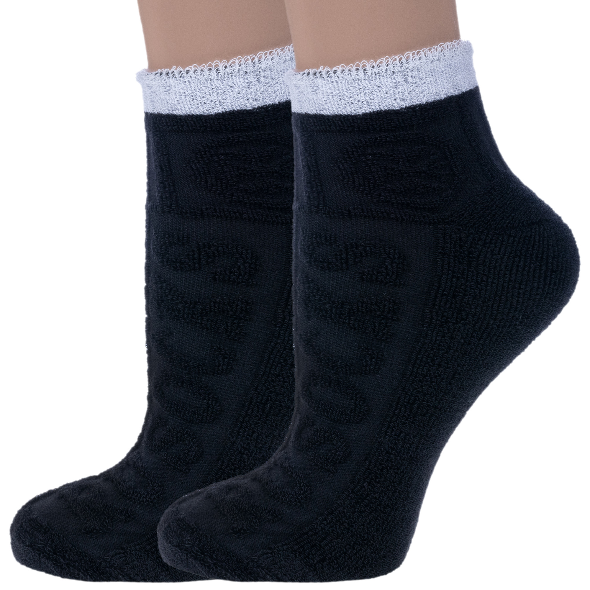 

Комплект носков женских Rusocks 2-Ж-1215 черных 23-25, 2 пары, Черный, 2-Ж-1215