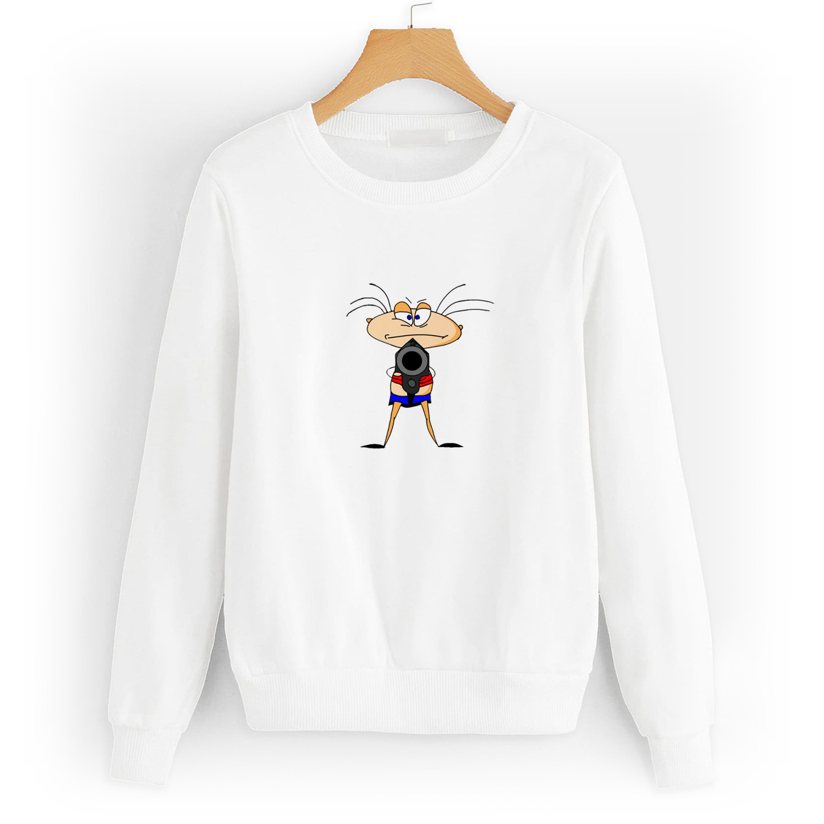 

Свитшот белый CoolPodarok Мультфильм.Масяня, W0501719