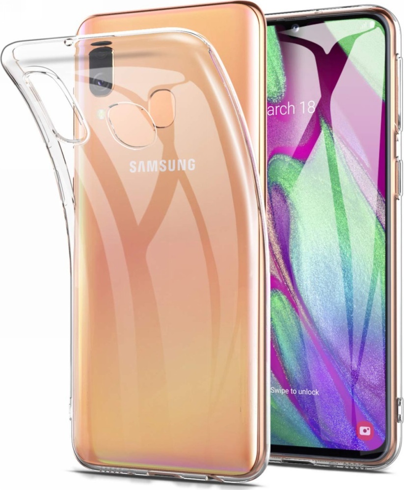 

Чехол для Samsung Galaxy A40, прозрачный, Silicone case