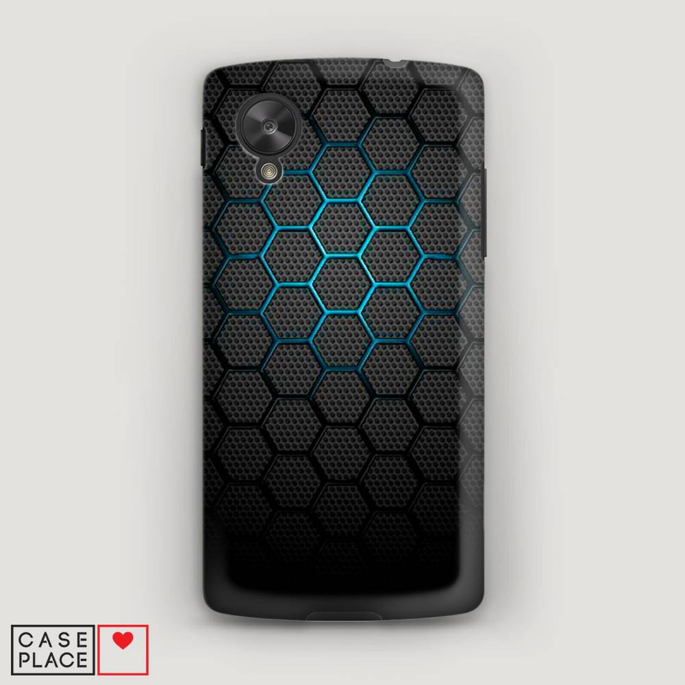

Чехол Awog "Бирюзовые соты" для LG Nexus 5
