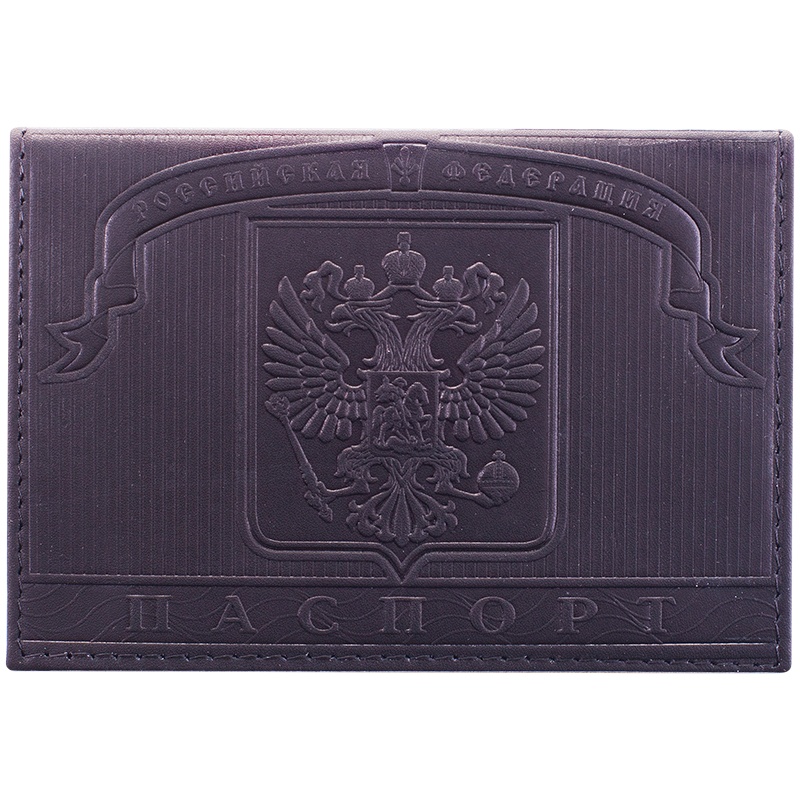 Обложка для паспорта OfficeSpace Cd-PP-6_791 черная