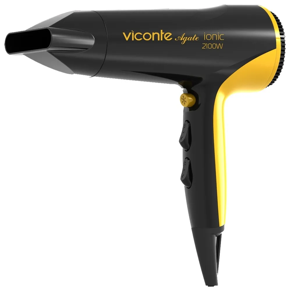 

Фен Viconte 2100 2200 Вт Yellow, Black, 2100