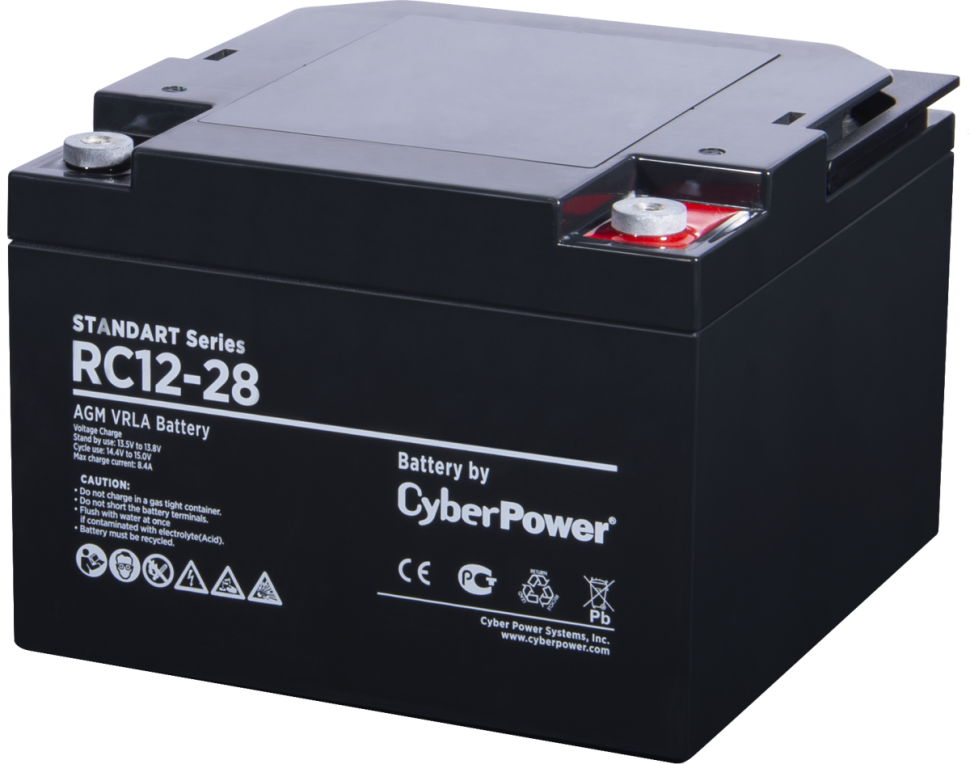 Аккумулятор для ИБП Cyberpower RC 12-28 28 А/ч 12 В (RC 12-28)