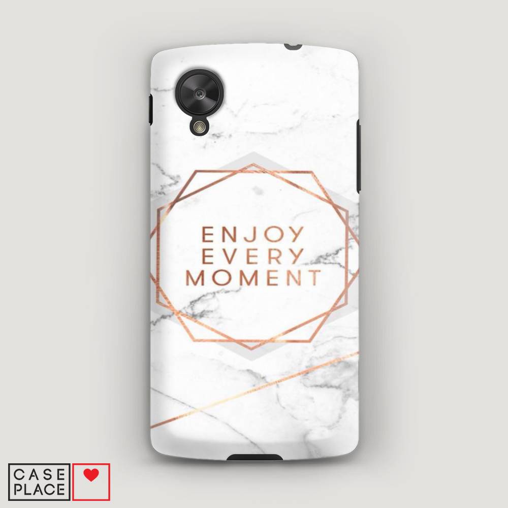 

Чехол Awog "Enjoy every moment мрамор" для LG Nexus 5