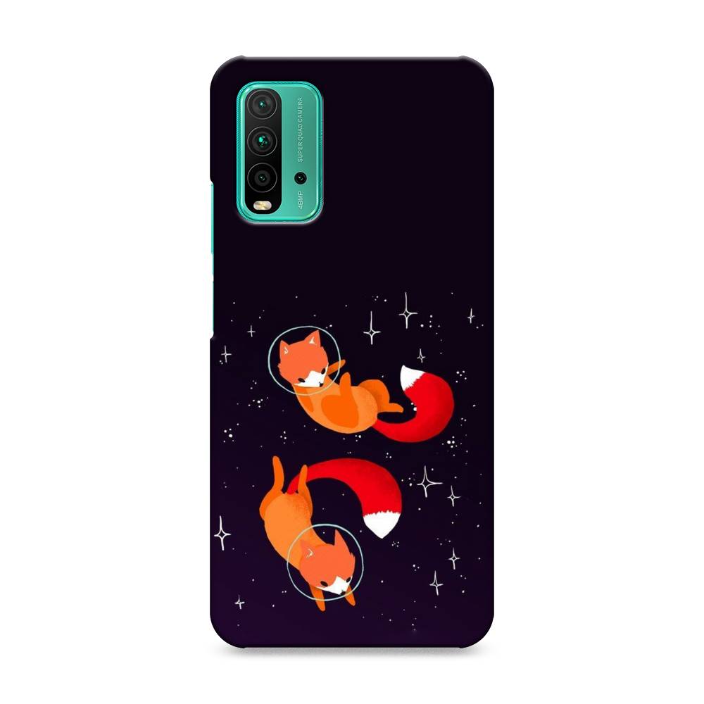 

Пластиковый чехол "Лисы космонавты" на Xiaomi Redmi 9T, 39820-3
