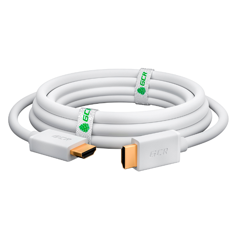 

Кабель Greenconnect HDMI _ HDMI вилка-вилка 2м (GCR-50543) белый