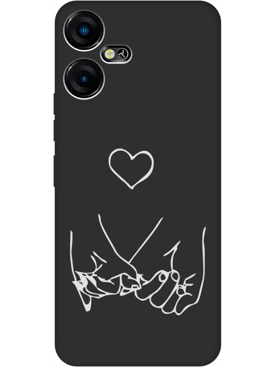 

Матовый Soft Touch силиконовый чехол на Tecno Pova Neo 3 "Lovers Hands W" черный, Черный;белый;серый, 20001481