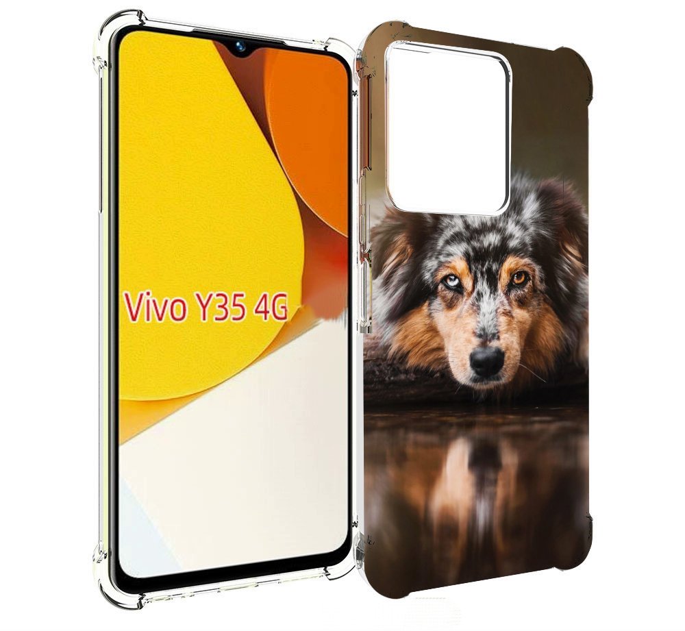 

Чехол MyPads австралииская овчарка для Vivo Y35 4G 2022 / Vivo Y22, Прозрачный, Tocco
