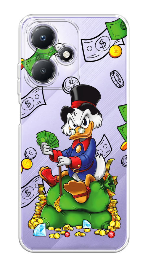 

Чехол на Infinix Hot 30 Play "Scrooge Richness", Черный;синий;зеленый, 3104250-1